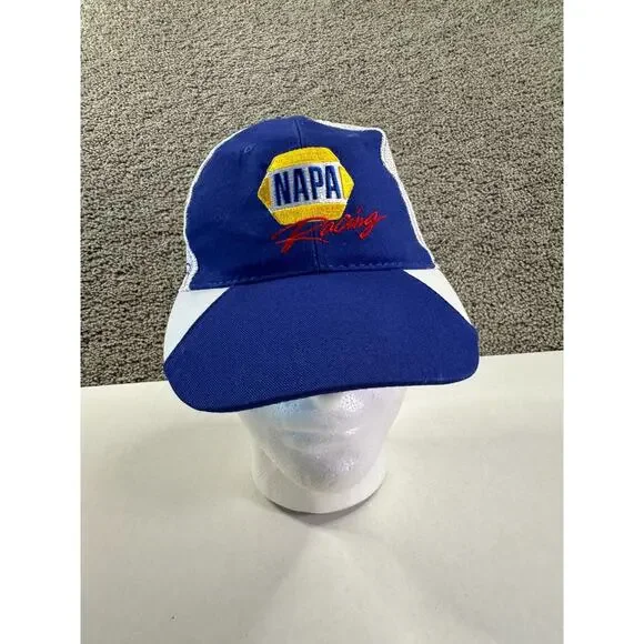 Napa Racing Hat Mens One Size Blue White Strap Back Cap Napa Know How #9 - Picture 3 of 10